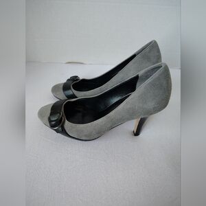 Cole Haan Gray and Black Women's Heels Size 5 1/2 B